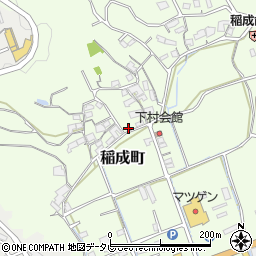 和歌山県田辺市稲成町122周辺の地図