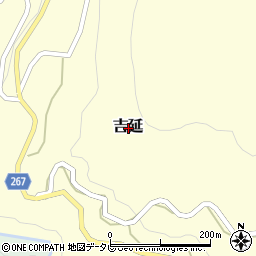 高知県長岡郡本山町吉延周辺の地図