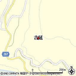 高知県本山町（長岡郡）吉延周辺の地図