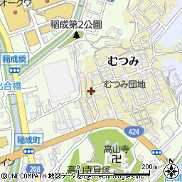 和歌山県田辺市むつみ25周辺の地図
