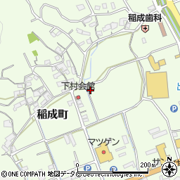 和歌山県田辺市稲成町131周辺の地図