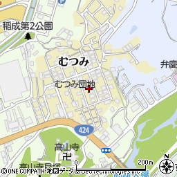 和歌山県田辺市むつみ4周辺の地図