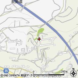 和歌山県田辺市中万呂262-22周辺の地図