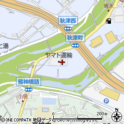 和歌山県田辺市秋津町764周辺の地図