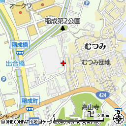 和歌山県田辺市稲成町284周辺の地図