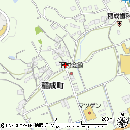 和歌山県田辺市稲成町2984周辺の地図
