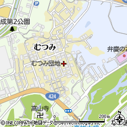 和歌山県田辺市むつみ5周辺の地図