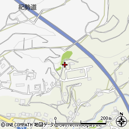 和歌山県田辺市中万呂262-24周辺の地図