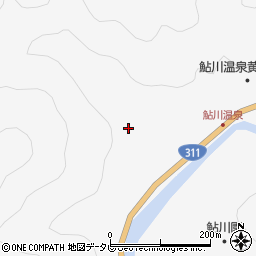和歌山県田辺市鮎川916周辺の地図