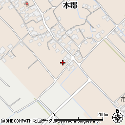 愛媛県伊予市本郡486周辺の地図