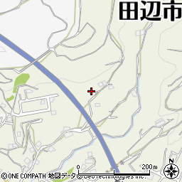 和歌山県田辺市中万呂291周辺の地図