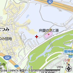 和歌山県田辺市秋津町876周辺の地図
