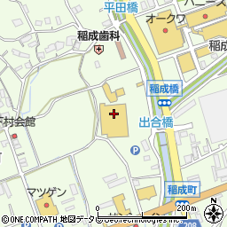和歌山県田辺市稲成町260周辺の地図