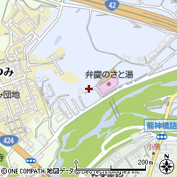 和歌山県田辺市秋津町870-2周辺の地図