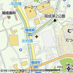 和歌山県田辺市稲成町277周辺の地図