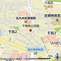 千鳥南公民館周辺の地図