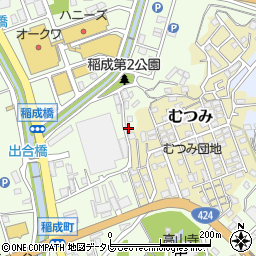 和歌山県田辺市稲成町530周辺の地図