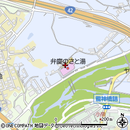 和歌山県田辺市秋津町858-1周辺の地図