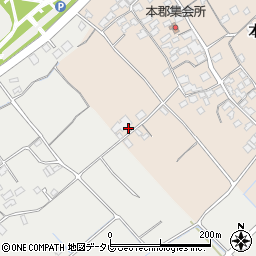 愛媛県伊予市本郡341周辺の地図