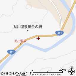 和歌山県田辺市鮎川995周辺の地図