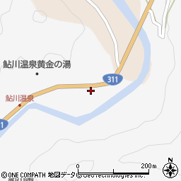 和歌山県田辺市鮎川1000周辺の地図