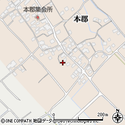 愛媛県伊予市本郡469周辺の地図