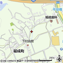 和歌山県田辺市稲成町2968周辺の地図