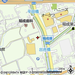 和歌山県田辺市稲成町270周辺の地図