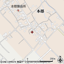 愛媛県伊予市本郡474周辺の地図