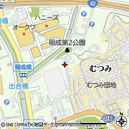 和歌山県田辺市稲成町282周辺の地図