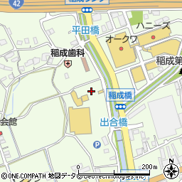 和歌山県田辺市稲成町274周辺の地図