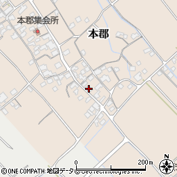 愛媛県伊予市本郡479周辺の地図