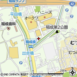 和歌山県田辺市稲成町3195周辺の地図