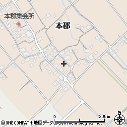 愛媛県伊予市本郡478周辺の地図