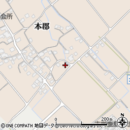 愛媛県伊予市本郡277周辺の地図