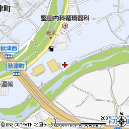 和歌山県田辺市秋津町3-1周辺の地図