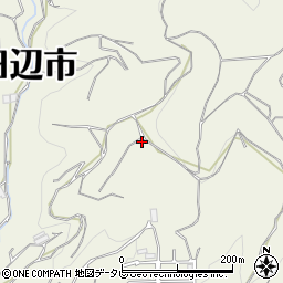 和歌山県田辺市中万呂776-2周辺の地図