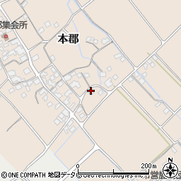 愛媛県伊予市本郡278周辺の地図