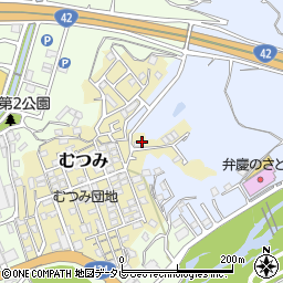 和歌山県田辺市むつみ11周辺の地図