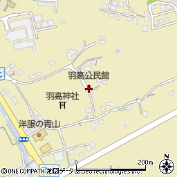 羽高公民館周辺の地図
