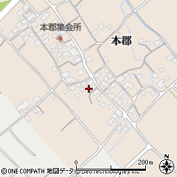 愛媛県伊予市本郡454-1周辺の地図