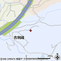 福岡県福津市舎利蔵553周辺の地図