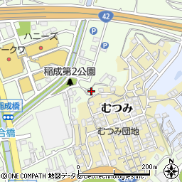 和歌山県田辺市稲成町533周辺の地図
