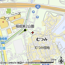 稗田無線周辺の地図