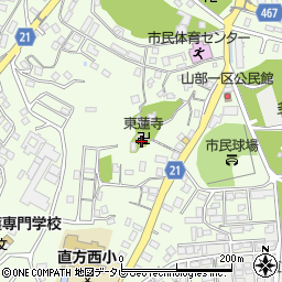 東蓮寺周辺の地図