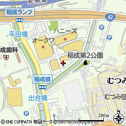 和歌山県田辺市稲成町3246周辺の地図