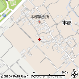 愛媛県伊予市本郡449周辺の地図