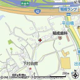 和歌山県田辺市稲成町2870周辺の地図