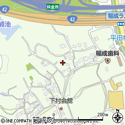 和歌山県田辺市稲成町2881周辺の地図