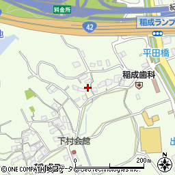 和歌山県田辺市稲成町2876周辺の地図